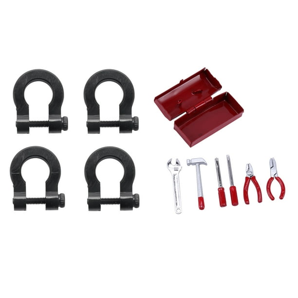 Alloy hooks hitch tow shackles for 1/10 RC crawler LD